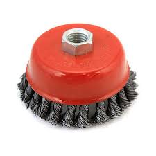 Knotted cup brush 125mm